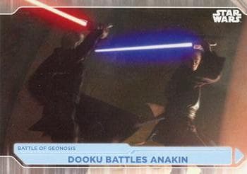 Dooku Battles Anakin #18 — 2021 Topps Star Wars Battle Plans