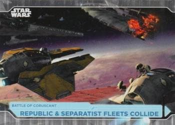 Republic & Separatist Fleets Collide #21 — 2021 Topps Star Wars Battle Plans