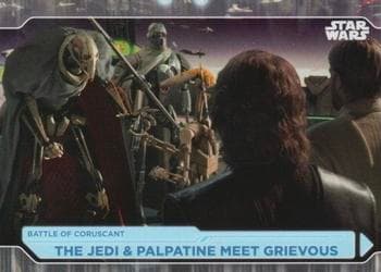 The Jedi & Palpatine Meet Grievous #28 — 2021 Topps Star Wars Battle Plans