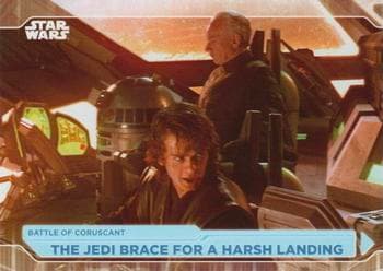 The Jedi Brace For A Harsh Landing #30 — 2021 Topps Star Wars Battle Plans