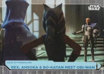 Rex, Ahsoka & Bo-Katan Meet Obi-Wan #37 — 2021 Topps Star Wars Battle Plans