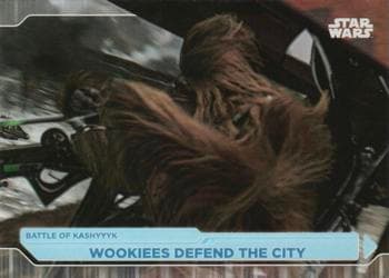 Wookiees Defend The City #43 — 2021 Topps Star Wars Battle Plans