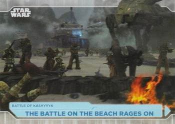 The Battle On The Beach Rages On #44 — 2021 Topps Star Wars Battle Plans