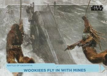Wookiees Fly In With Mines #45 — 2021 Topps Star Wars Battle Plans