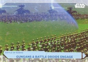 Gungans & Battle Droids Engage #6 — 2021 Topps Star Wars Battle Plans