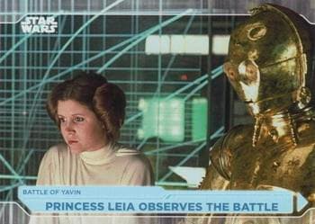 Princess Leia Observes The Battle #65 — 2021 Topps Star Wars Battle Plans