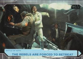 The Rebels Are Forced To Retreat #76 — 2021 Topps Star Wars Battle Plans