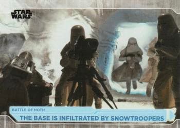 The Base Is Infiltrated By Snowtroopers #77 — 2021 Topps Star Wars Battle Plans