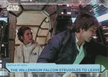 The Millennium Falcon Struggles To Leave #79 — 2021 Topps Star Wars Battle Plans