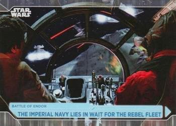 The Imperial Navy Lies In Wait For The Rebel Fleet #82 — 2021 Topps Star Wars Battle Plans