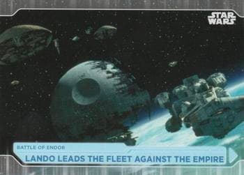Lando Leads The Fleet Against The Empire #88 — 2021 Topps Star Wars Battle Plans