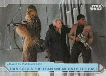 Han Solo & The Team Sneak Onto The Base #91 — 2021 Topps Star Wars Battle Plans