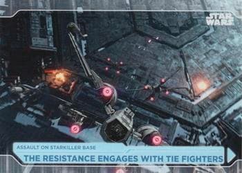 The Resistance Engages With Tie Fighters #95 — 2021 Topps Star Wars Battle Plans