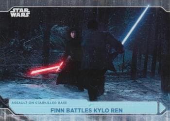 Finn Battles Kylo Ren #97 — 2021 Topps Star Wars Battle Plans