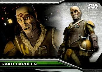 Rako Hardeen - The Clone Wars #B1-77 — 2021 Topps Star Wars Bounty Hunters