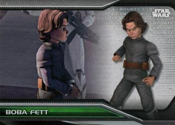 Boba Fett - The Clone Wars #B1-8 — 2021 Topps Star Wars Bounty Hunters