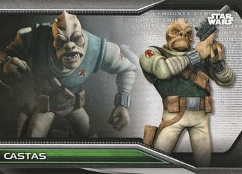 Castas - The Clone Wars #B1-85 — 2021 Topps Star Wars Bounty Hunters