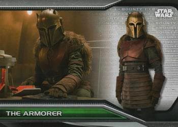 The Armorer - The Mandalorian Season 1 #B1-86 — 2021 Topps Star Wars Bounty Hunters