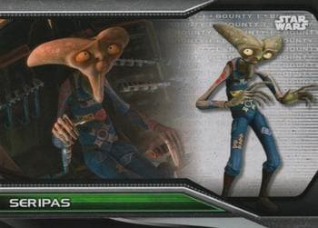 Seripas - The Clone Wars #B1-89 — 2021 Topps Star Wars Bounty Hunters