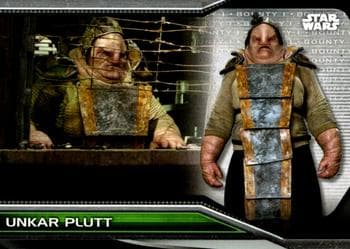 Unkar Plutt - The Force Awakens #B1-93 — 2021 Topps Star Wars Bounty Hunters