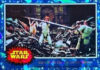 Steel Walls Close in on Our Heroes! #39 — 2022 Topps Chrome Sapphire Edition Star Wars