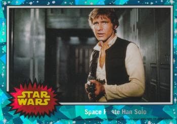 Space Pirate Han Solo #4 — 2022 Topps Chrome Sapphire Edition Star Wars