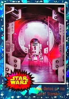 Artoo-Detoo on the Rebel Starship! #76 — 2022 Topps Chrome Sapphire Edition Star Wars