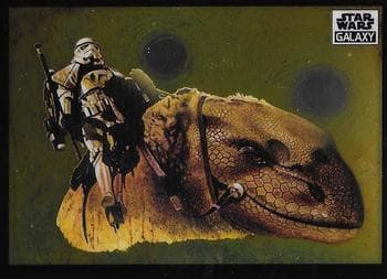 Sandtrooper Atop a Dewback #17 — 2022 Topps Chrome Star Wars Galaxy