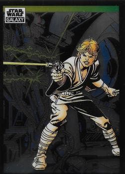 Luke Skywalker in Action! #21 — 2022 Topps Chrome Star Wars Galaxy