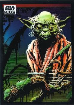 Yoda on Dagobah #32 — 2022 Topps Chrome Star Wars Galaxy