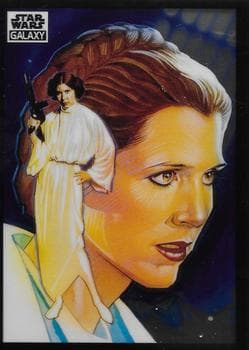 Princess Leia Organa #35 — 2022 Topps Chrome Star Wars Galaxy
