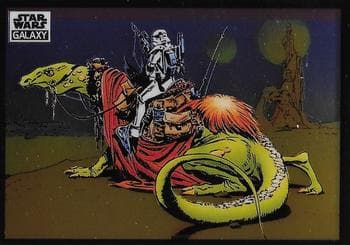 Stormtrooper Surveying the Desert #40 — 2022 Topps Chrome Star Wars Galaxy