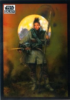 Leia Organa in Her Boushh Disguise #45 — 2022 Topps Chrome Star Wars Galaxy