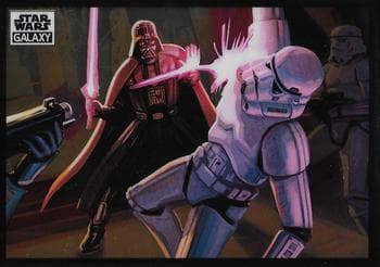 Stormtroopers Swarm Darth Vader #58 — 2022 Topps Chrome Star Wars Galaxy