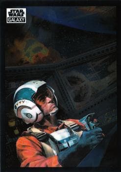 Wedge Antilles in Battle #72 — 2022 Topps Chrome Star Wars Galaxy