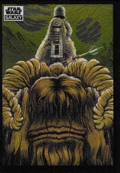 Tuskens & Their Bantha #75 — 2022 Topps Chrome Star Wars Galaxy