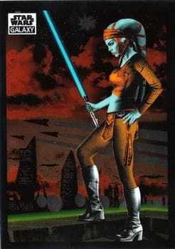 Aayla Secura #76 — 2022 Topps Chrome Star Wars Galaxy