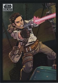 Poe Dameron #81 — 2022 Topps Chrome Star Wars Galaxy