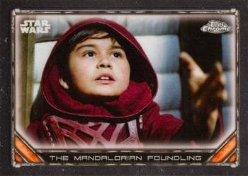 The Mandalorian Foundling #S1-4 — 2022 Topps Chrome Star Wars: The Mandalorian Beskar Edition