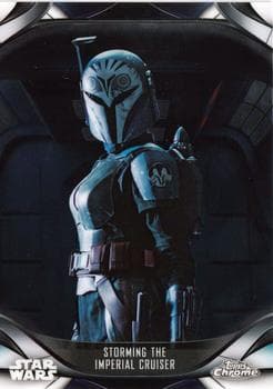 Storming the Imperial Cruiser #S2-17 — 2022 Topps Chrome Star Wars: The Mandalorian Beskar Edition