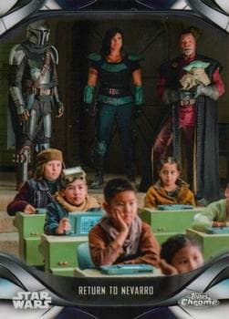 Return to Nevarro #S2-20 — 2022 Topps Chrome Star Wars: The Mandalorian Beskar Edition