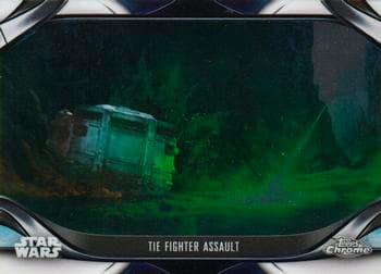 TIE Fighter Assault #S2-23 — 2022 Topps Chrome Star Wars: The Mandalorian Beskar Edition
