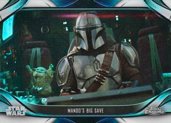 Mando's Big Save #S2-24 — 2022 Topps Chrome Star Wars: The Mandalorian Beskar Edition