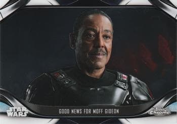 Good News for Moff Gideon #S2-25 — 2022 Topps Chrome Star Wars: The Mandalorian Beskar Edition