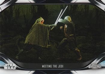 Meeting the Jedi #S2-28 — 2022 Topps Chrome Star Wars: The Mandalorian Beskar Edition