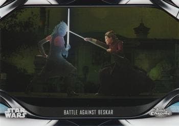Battle Against Beskar #S2-30 — 2022 Topps Chrome Star Wars: The Mandalorian Beskar Edition