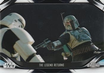 The Legend Returns #S2-34 — 2022 Topps Chrome Star Wars: The Mandalorian Beskar Edition