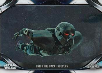 Enter the Dark Troopers #S2-35 — 2022 Topps Chrome Star Wars: The Mandalorian Beskar Edition