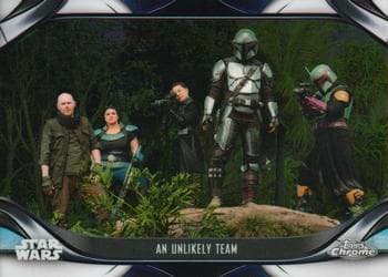 An Unlikely Team #S2-39 — 2022 Topps Chrome Star Wars: The Mandalorian Beskar Edition