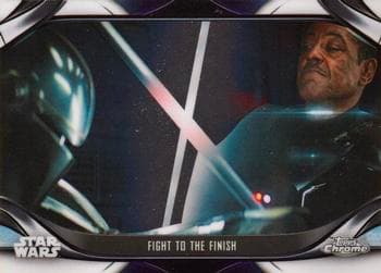 Fight to the Finish #S2-46 — 2022 Topps Chrome Star Wars: The Mandalorian Beskar Edition